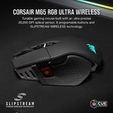 Corsair M65 RGB Ultra Wireless, Tunable FPS Wireless Gaming Mouse, Black