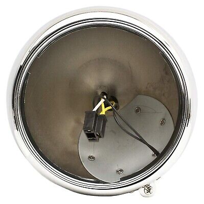 Adjure (HB77010) Chrome 7" Smooth Headlight Bucket