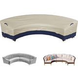 Curved Sofa Cover,Outdoor Couch Cover 600D&#65292;Outdoor Sectional Covers Water