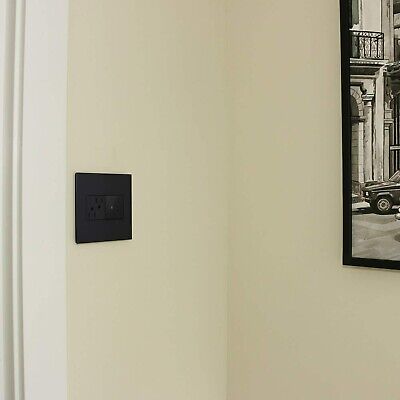 Legrand adorne 15A Tamper-Resistant Outlet With Matching Wall Plate (Graphite...