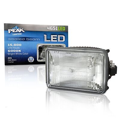 PEAK H4651 Sealed Beam 6000K LED Headlight