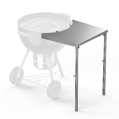 Charkettle Stainless Steel Kettle Grill Side Table/Shelf, Compatible with Web...