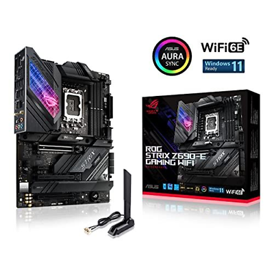 ASUS ROG Strix Z690-E Gaming WiFi 6E LGA 1700(Intel 12th Gen)ATX gaming...