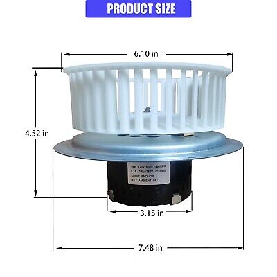 0696B000 Bathroom Fan Motor Assembly Replacement Parts Compatible with Nutone...