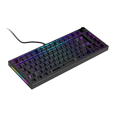 Glorious Gaming GMMK PRO 75% Barebones Black (Frame Only) - Modular Mechanica...