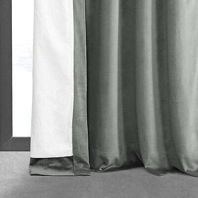 HPD Half Price Drapes Velvet Blackout Curtains/Drapes - 108 Inches Long 1 Pan...