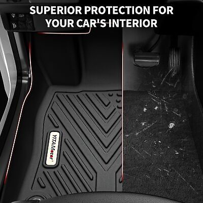 YITAMOTOR Floor Mats Fit for 2016-2023 Tacoma Double Cab, TPE Custom Fit Floo...