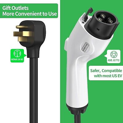 NTONPOWER Tesla Charger 24 Miles Per Hour with Level 1&2 EV Charge 32A/24A16A...