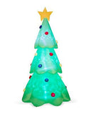 Glitzhome 9ft Christmas Tree Inflatable Decor Blow Up Yard Decoration Clearan...