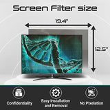 EZ-Pro Screen Protector Privacy Screen Panel for 22 inches (Screen Measured D...