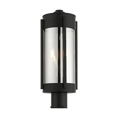 Livex Lighting 22386-04 2 Light Black Outdoor Post Top Lantern