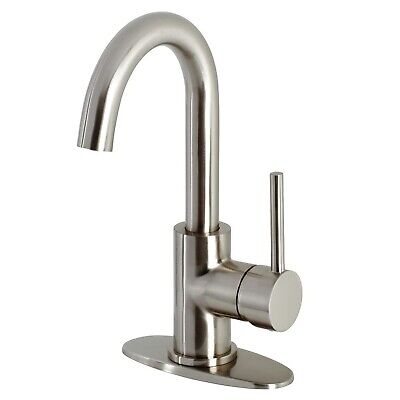 Kingston Brass LS8538DL Concord Bar Faucet, Brushed Nickel, 5.88 x 5.13 x 11.19