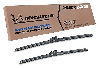 Michelin 40-2420SPBA Pro Plus Silicone Twin Pack 24 & 20 inch Wiper Blade Fit...