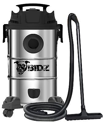 8 Gallons, Powerful 6 Peak HP Motor, 65'' Water Lift Suction Power, Heavy-Dut...