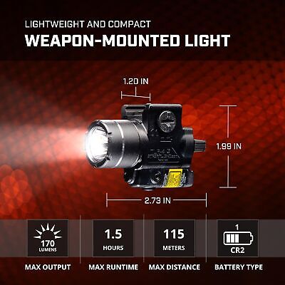 Streamlight 69241 TLR-4 170-Lumen Compact Rail-Mounted Tactical Weapon Light ...