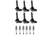 ENA 6 Pack UF535 Ignition Coil with 95983 Iridium Spark Plug 2.5L 3.0L 3.5L V...