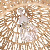 Globe Electric 65703 Tika 1-Light Pendant Lighting, Natural Blonde, Twine Sha...