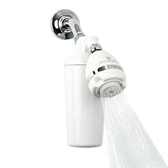 Aquasana Filtered Shower Head - Max Flow Rate w/ Adjustable Showerhead White