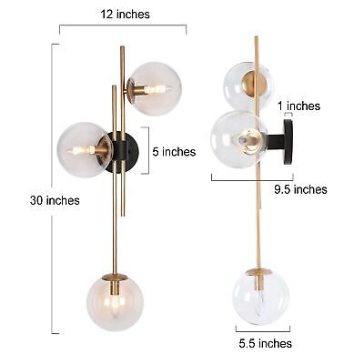 classy leaves Bathroom Vanity Light, Gold Bathroom Light Fixtures, 3-Light Bl...