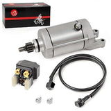 Starter Motor & Relay Compatible with Yamaha Raptor 660 660R YFM660R 2001 200...