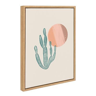 Kate and Laurel Sylvie Desert Sunrise Framed Canvas Wall Art by Kate Aurelia ...