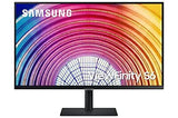 SAMSUNG ViewFinity S60UA Series 24-Inch WQHD Monitor, 75Hz, 24-inch, Black