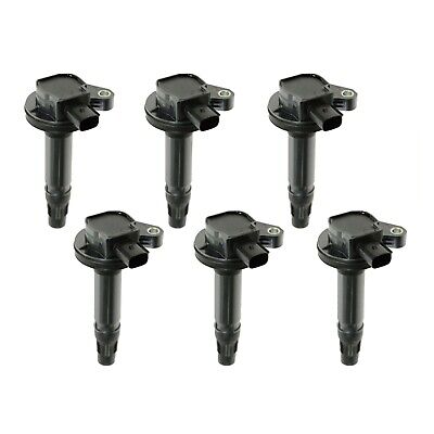 TRQ Direct Ignition Coil Set of 6 Kit for Ford Fusion Flex Edge Taurus Lincol...