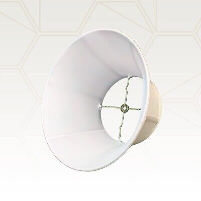 Royal Designs Shallow Drum Bell Billiotte Wall Lamp Shade, Beige, 8 x 12.5 x ...