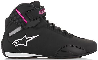 Alpinestars Women's Stella Sektor Shoes, Black/Fuchsia, 7.5