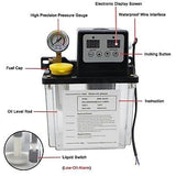 Automatic Lubricating Oil Pump,2L Reservoir Capacity,Alloy Gear Pump CNC Lubr...