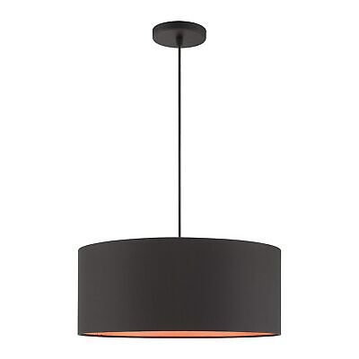 Livex Lighting 45610-04 Sentosa 3 Light Pendant, Black, 18 x 18 x 99