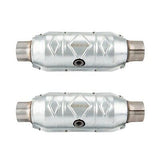 KAC 2pcs High Flow Catalytic Converter Kit Compatible with Inlet/Outlet 99306...