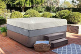 Waterproof Hot Tub Cover Outdoor Square SPA Hard Cover Protector 90 x 90 x 20...