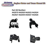 Engine Motor Mount set Compatible with 2014 2015 2016 2017 2018 2019 Toyota C...