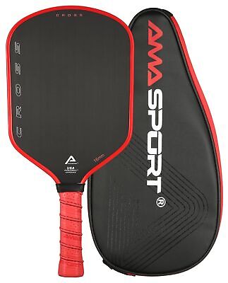 Cross Raw T700 Carbon Fiber Pickleball Paddle - Head Broader Shape - 16mm Pic...