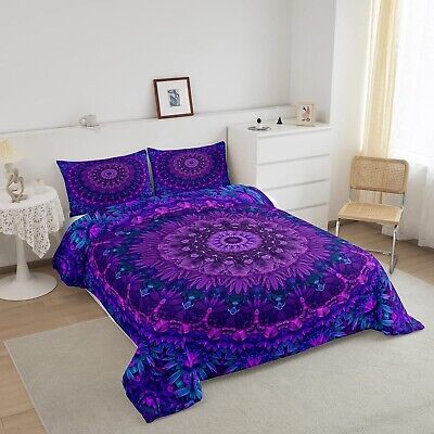 Erosebridal Mandala Bedding Set Full Boho Chic Medallion Comforter Set for Ki...