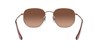 Ray-Ban RB3548N Hexagonal Flat Lens 48 mm, Copper/Pink Gradient Brown