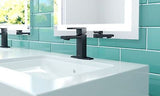 Pfister LG42-DAPB Deckard Single Control 4" Centerset Bathroom Faucet with Pu...