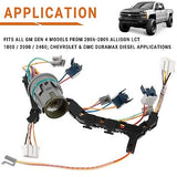 2006-2009 6 Speed Transmission Wiring Harness Fits 1000/2000 Allison GM/Duram...