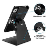 Desktop Anti-Theft Security Kiosk POS Stand Holder Enclosure with Lock and Ke...