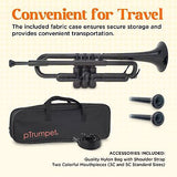 Plastic Trumpet | 3c and 5c Mouthpiece with a carrying bag | Comfortable Ergo...