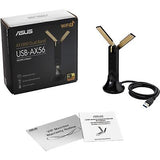 ASUS WiFi 6 AX1800 USB WiFi Adapter (USB-AX56) - Dual Band WiFi 6 Client, 2x2...