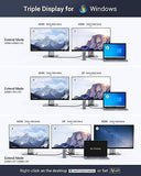 USB-C Docking Station 16 in 1 Triple Display with Charging Support for MacBoo...