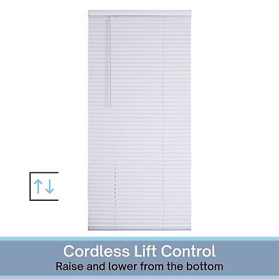 LOTUS & WINDOWARE Cordless Mini Blind, 1" Vinyl Slats, 22" Wide x 60" Long - ...