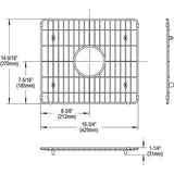 Elkay LKBG1715SS Stainless Steel Bottom Grid