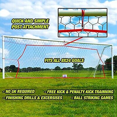 Soccer Innovations PK Pro Snipers Net for Visual Training, Scoring, and Finis...