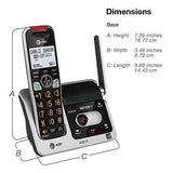 AT&T BL102-3 DECT 6.0 3-Handset Cordless Phone for Home with Answering Machin...