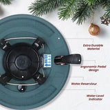 Christmas Tree Stand with Water Reservoir and Fast Clamp - Fits 6ft Tree with...