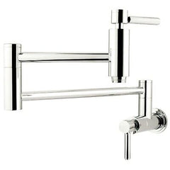 Kingston Brass KS8101DL Concord Pot Filler, 13" Length, Polished Chrome