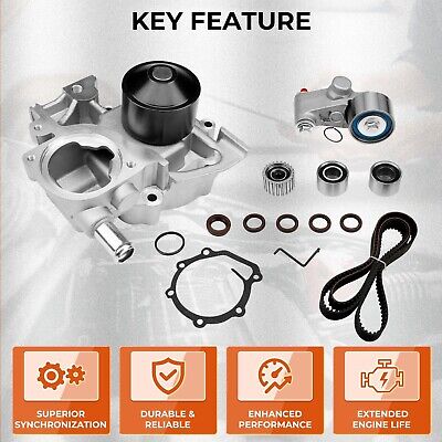 Engine Timing Belt Kit with Water Pump Compatible with Subaru Forester Legacy...